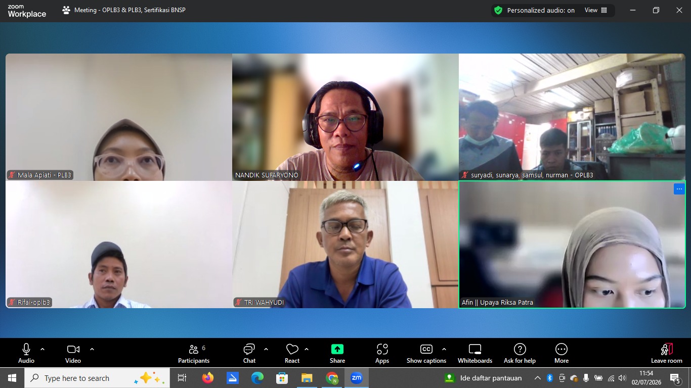 Training ONLINE Pengelolaan Limbah B3